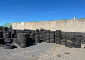 Outdoor used tire inventory near Woodburn Oregon